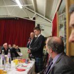 Arron Dawson Addressing the Haggis